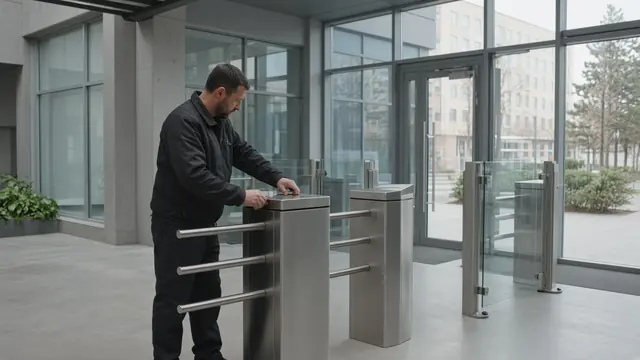 установка турникета