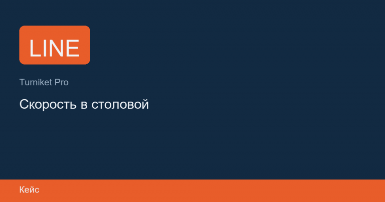 Мониторинг скорости обслуживания в столовой
